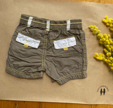 Load image into Gallery viewer, United Colors of Benetton size 6-9 months brown yellow shorts
