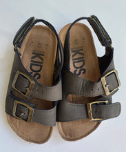 Load image into Gallery viewer, Cotton On Kids boys size UK 9/EUR 27 grey brown sandals shoes Summer, VGUC
