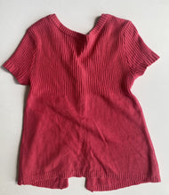 Load image into Gallery viewer, Target kids girls size 8 pink knit button up short sleeve cardigan VGUC
