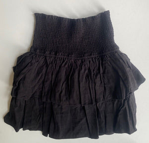 Decjuba Kids girls size M (12 years) black tiered skirt Summer, VGUC