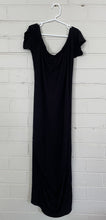 Load image into Gallery viewer, Boohoo Maternity Women&#39;s size UK 10/US 6 black bodycon fitted dress, BNWT
