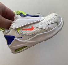 Load image into Gallery viewer, Nike Air Max baby size US 4/EUR 19.5 white sneakers runners shoes, VGUC
