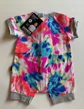 Load image into Gallery viewer, Bonds baby girl size 0-3 months zippy wondersuit romper rainbow colours, BNWT
