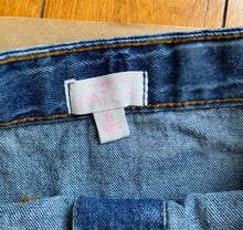 Load image into Gallery viewer, Pumpkin Patch kids girls size 8 denim button up jean skirt pockets VGUC
