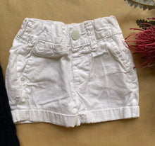 Load image into Gallery viewer, Pumpkin Patch baby girl size 3-6 month bundle blue cord pants white shorts VGUC
