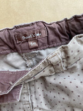 Load image into Gallery viewer, Bout&#39;chou France baby girl size 6m brown spotted shorts Summer, VGUC
