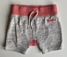 Load image into Gallery viewer, Country Road baby boy size 3-6 months grey marle red drawstring shorts, EUC
