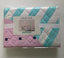 Load image into Gallery viewer, Adairs Kids girls cot quilted quilt cover set pillowcases pink watermelon, BNWT
