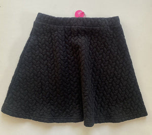 Pumpkin Patch kids girls tween size 12 black quilted circle skirt, BNWT