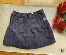 Load image into Gallery viewer, Sergent Major girls size 4 cargo skirt shorts skort grey tartan pleats, VGUC
