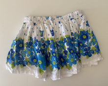 Load image into Gallery viewer, Pumpkin Patch kids girls toddler size 3 white blue floral circle skirt, VGUC
