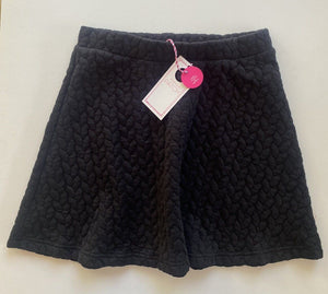 Pumpkin Patch kids girls tween size 12 black quilted circle skirt, BNWT