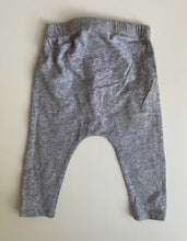 Load image into Gallery viewer, Seed baby girl size 3-6 months grey silver spotted leggings pants drawstring GUC
