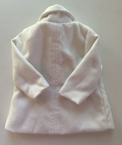 Baby Baby size 6-12 months white jacket coat button up pockets, VGUC