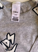 Load image into Gallery viewer, Bonds baby unisex size 3-6 months grey one-piece logo, VGUC
