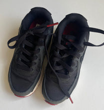 Load image into Gallery viewer, Nike Air kids size US 11/EUR 28 black platform sneakers runners shoes, EUC
