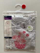 Load image into Gallery viewer, Anko baby girl size 12-18 months grey pink floral PJ set pants top, BNWT
