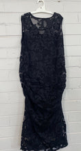 Load image into Gallery viewer, Ripe Women&#39;s size S black lace sleeveless maternity dress stretch, VGUC
