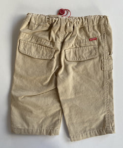 Gumboots baby boy size 3-6 months wide leg beige chino pants, BNWT