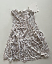 Load image into Gallery viewer, From Zion baby girl size 3-6 months grey white patterned tank dress, BNWT
