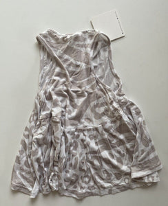 From Zion baby girl size 3-6 months grey white patterned tank dress, BNWT