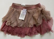 Load image into Gallery viewer, Anko baby girl size 12-18 months pink brown tutu skirt elastic waist, BNWT
