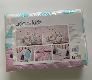 Adairs Kids girls cot quilted quilt cover set pillowcases pink watermelon, BNWT