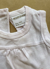 Load image into Gallery viewer, Marquise baby girl size 0-3 months white pink striped singlet balloons, VGUC
