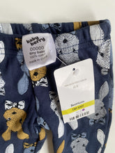 Load image into Gallery viewer, Baby Berry baby size tiny baby 00000 blue footed leggings pants bunnies, BNWT
