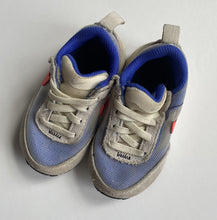 Load image into Gallery viewer, Nike baby girl size US 5/EUR 21 blue grey sneakers runners shoes, VGUC
