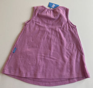 Albetta baby girl size 6-12 months purple sleeveless floral dress